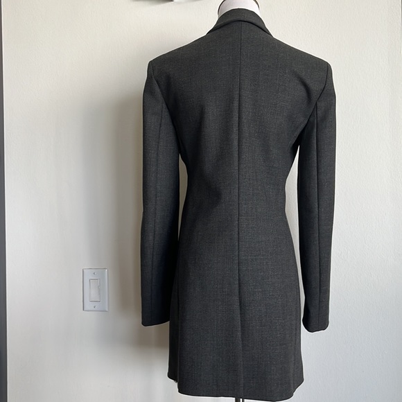 Woman’s friponne Paris jacket, blazer, double breast, gray size medium – 2 - Picture 6 of 11